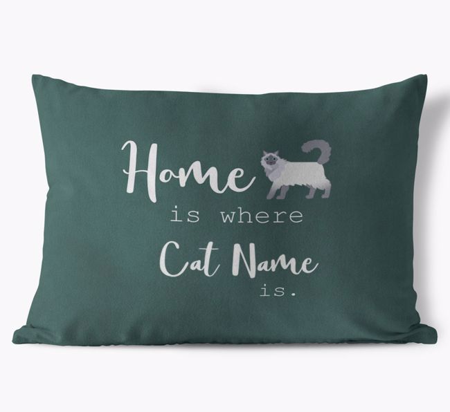 Home Is Where... : Personalized {breedCommonName} Soft Touch Pillow